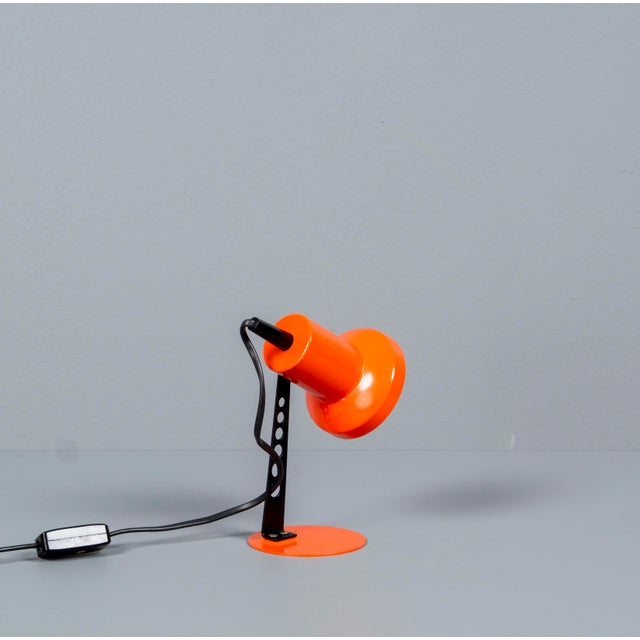 German Orange Desk Lamp from Brilliant Leuchten, 1950s For Sale - Image 4 of 15