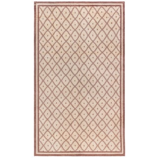 Doris Leslie Blau Vintage Tribal Moroccan Geometric Handmade Wool Rug For Sale