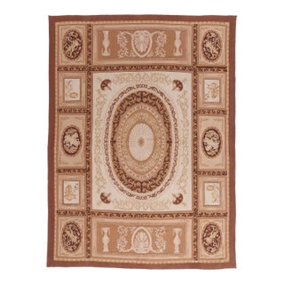 Vintage Chinese Aubusson Rug, 09'00 X 12'01 For Sale