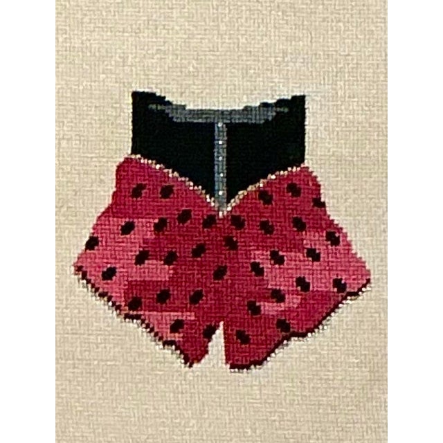 Vintage Original Needlepoint Swimsuit - Set of 2 For Sale - Image 4 of 12