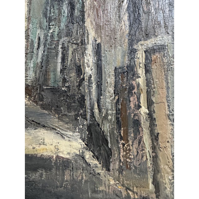 Alfred Usselmann, Chemin en Alsace, 1968, Oil on Canvas, Framed For Sale - Image 9 of 11