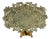 Rocaille Style Bronze Center Table Tray For Sale