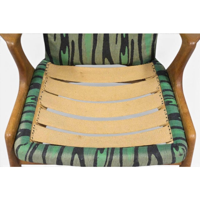 Danish Modern Highback Oak Lounge Chair Attributed to Kurt Østervig For Sale - Image 11 of 11