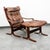 Westnofa Furniture Mid Century Danish Modern Lounge Chair Brown Leather Ingmar Relling Westnofa Arm For Sale - Image 4 of 12
