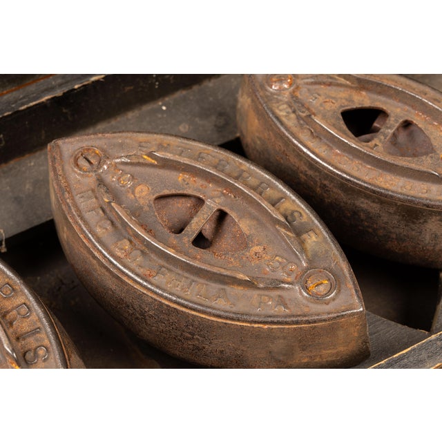 Early 20th Century Enterprise Manufacturing Sadiron Salesman Sample Set For Sale - Image 10 of 13
