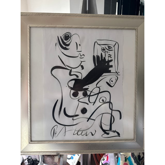 Fantastic original painting by 84yr old German Artist Peter Robert Keil. This unique piece is very different than the...