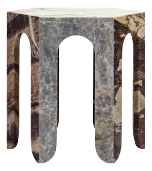 Sesto TSCH Hexagonal Coffee Table in Various Marbles by Bufalini Marmi