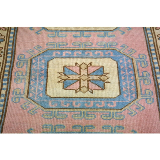 Vintage Turkish Anatolian Hand Knotted Wool Rug, 3'x4'9'' For Sale - Image 4 of 4