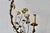 Italian Gilded Tole Porcelain Yellow Roses Leaf Vine Marble Base Table Accent Lamp Vintage Mid-Century For Sale - Image 10 of 17