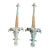 Vintage Neoclassical Acanthus Architectural Wall Ornaments, Pair For Sale
