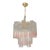 Pair of Murano Style Glass Vanished Pink Tronchi Venini Style Chandeliers For Sale - Image 11 of 12
