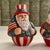 American Vintage Scioto Santa Figurines: Uncle Sam, Santa Toymaker, Old World Santa, Set of 3 For Sale - Image 3 of 10