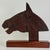 Stupendous Antique 19th Century Horse Head Wood Trade Sign With Hand Painting Details & Metal Harness For Sale - Image 4 of 18