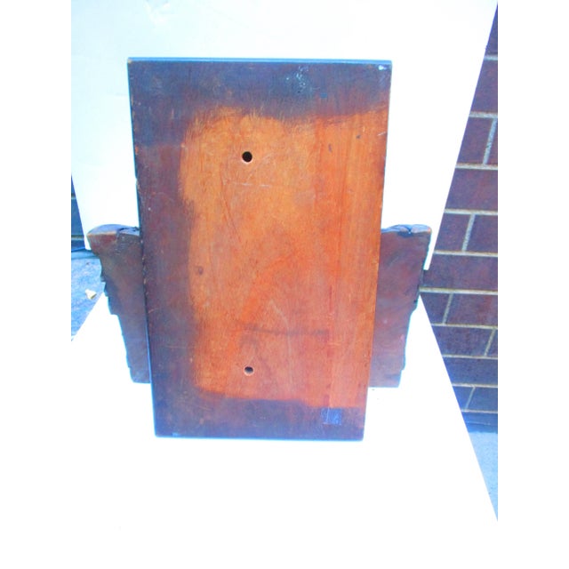Late 19th Century Late 19th Century Walnut Hardwood Carved Wall Shelf For Sale - Image 5 of 9