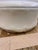 Vintage White Faux Alligator Round Ottoman With Chrome Plinth Base For Sale In West Palm - Image 6 of 10