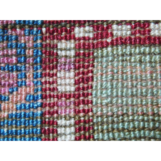 1920s Antique Hand-Knotted Caucasian Runner Rug For Sale - Image 11 of 13