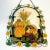 Mid-Century Italian Boho Chic Tole Harvest Wall Sculpture, Thanksgiving & Halloween For Sale - Image 4 of 9
