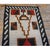 Mid 1930s Ivory Geometric Tribal Antique Native Navajo American Flatwoven Rug For Sale In New York - Image 6 of 10