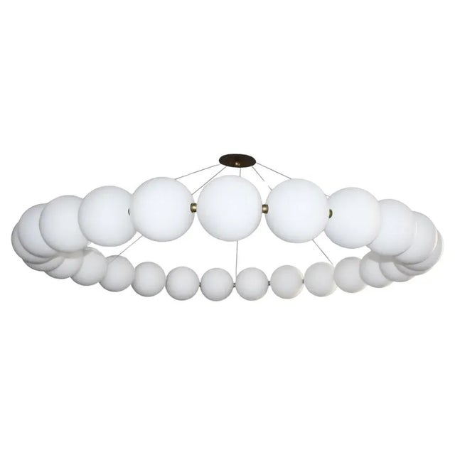 Very Large Ronde De Perles Chandelier by Ludovic Clément D’armont For Sale - Image 10 of 10
