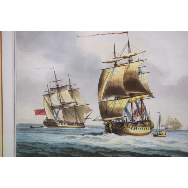 A Frigate With a View of the Needles 1806 Print For Sale In New York - Image 6 of 7