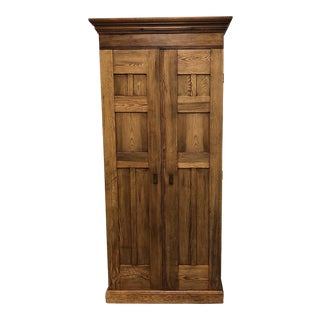 Vintage Pine Armoire For Sale