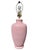 1980s Vintage 1980s Modern Pastel Pink Textured Lamp For Sale - Image 5 of 5