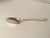 Vintage Elegant Design Sterling Silver Tea Spoon, "Monogram Lucile" Marked Sterling. 5.25"L