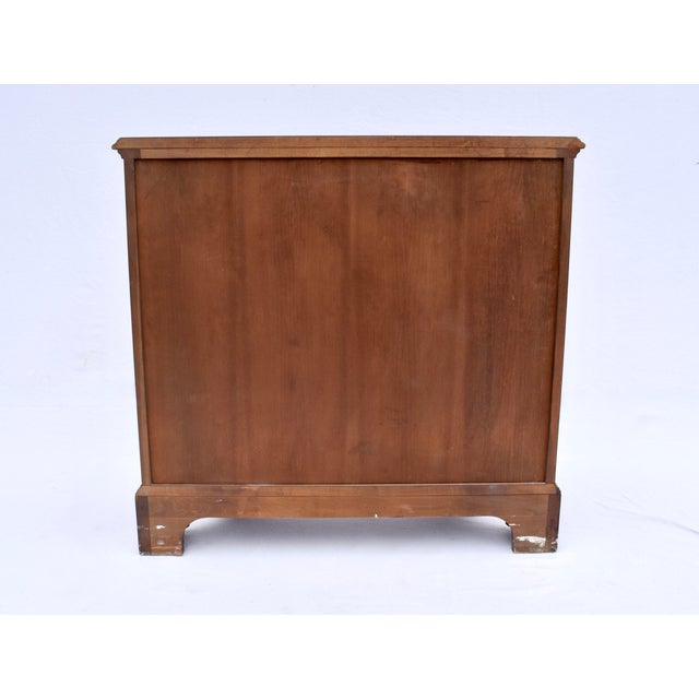 Brown French Cherry Console Commode Cabinet by Baker Furniture For Sale - Image 8 of 8