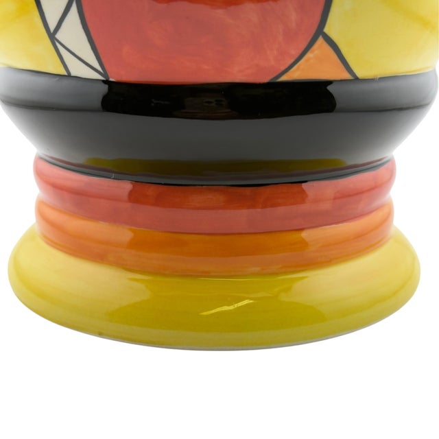 Sunburst Vase by Lorna Bailey for Ellgreave Pottery, England, 1990s For Sale - Image 13 of 14