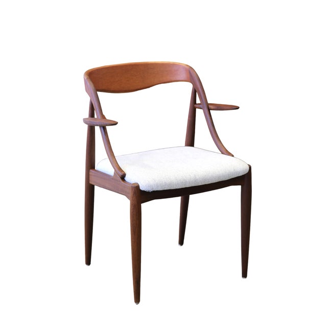 Teak & Wool Model 16 Armchair by Johannes Andersen for Uldum Møbelfabrik, 1960s For Sale - Image 16 of 16