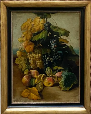Maximilian Ciccone, Italian Still Life, Oil on Canvas, Framed