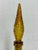 Glass Italian Hand Blown Amber Vessel With Stopper For Sale - Image 7 of 12