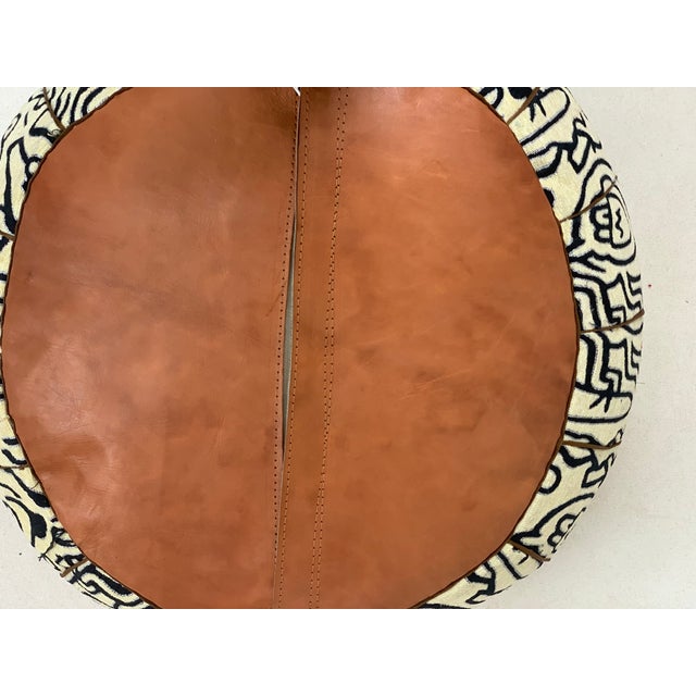 Moroccan Contemporary Moroccan Ottoman Pouf Cover For Sale - Image 3 of 8