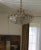 Mid-Century Modern Large Brutalist Crystal & Gilded Brass Chandelier from Palwa For Sale - Image 3 of 12