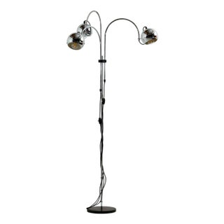 Floor Lamp in Chrome For Sale