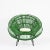 Wood Sculptural Green Rattan Lounge Chair attributed to J. Abraham and Dirk Rol, France, 1960s For Sale - Image 7 of 18