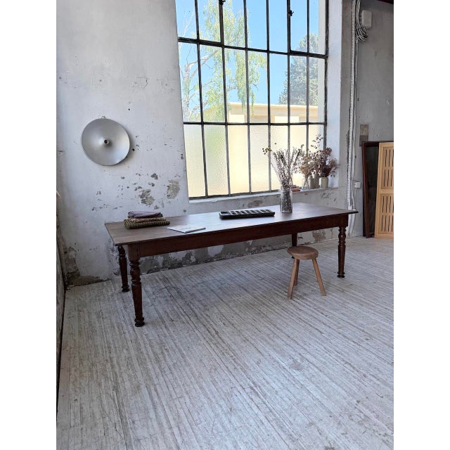 Drapers Style Table in Oak, 1900s For Sale - Image 3 of 18
