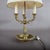 French Antique Brass Bouillotte Lamp, Three-Arm Candelabra Form — French, 19th Century For Sale - Image 3 of 13