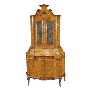 Vintage Venetian Trumeau in Walnut, 1950s For Sale
