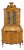 Vintage Venetian Trumeau in Walnut, 1950s For Sale