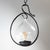 Vintage Pendant Light in Glass and Ion, 1890s For Sale - Image 3 of 8