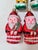 Late 20th Century Vintage Glass Santa & Christmas Caroler Ornaments – Set of 7 For Sale - Image 5 of 12