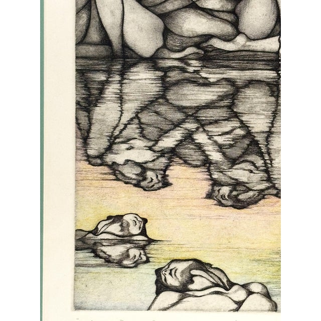 Framed & Pencil Signed Lesley Robinson Artist Proof "Mountain Women" C1998 For Sale - Image 9 of 18
