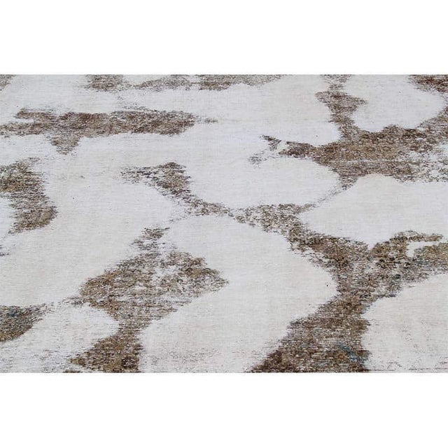 Textile Vintage Persian Area Rug 10’0″ X 12’7″ For Sale - Image 7 of 8