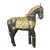 Vintage Mid 20th Century Brass, Copper, Hand-Carved Wooden Horse, Indian Crafted For Sale
