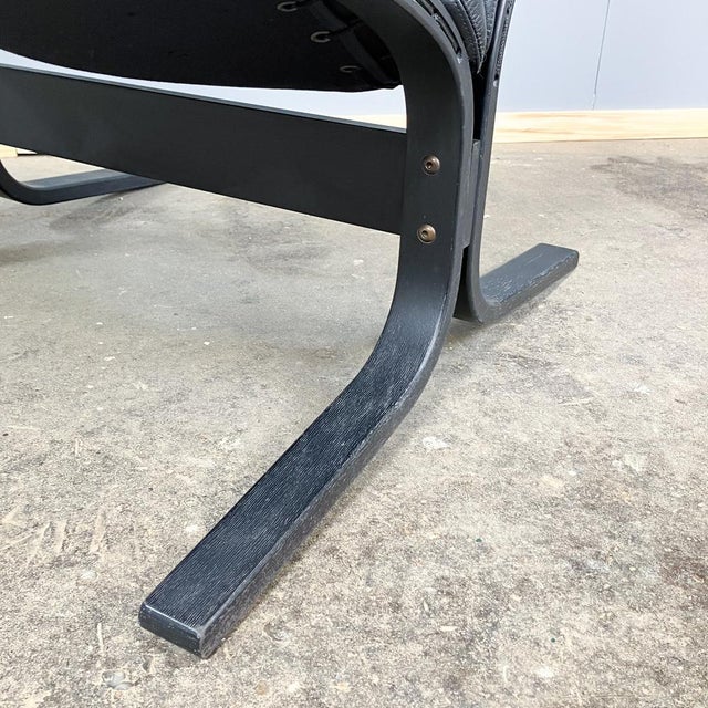 Siesta Chair in Leather and Bent Beechwood by Ingmar Relling for Westnofa, 1960s For Sale - Image 9 of 11