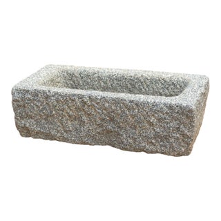 Nepalese Antique Granite Basin Pot For Sale
