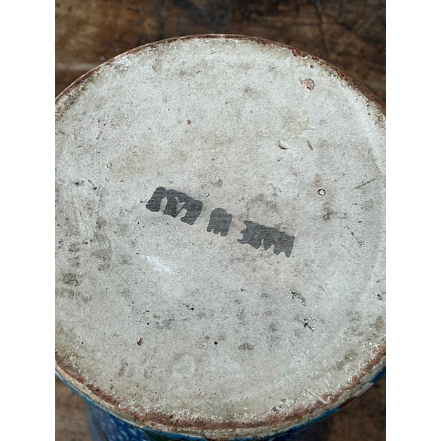 Mid 20th Century Vintage MCM Original Studio Pottery Engraved Vase For Sale - Image 5 of 11