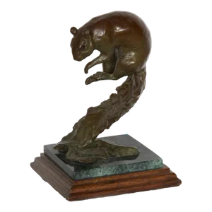 Squirrel 1, T. Galbreath Bronze Sculpture, Signature and Number Inscribed