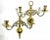 Vintage Brass Double-Arm Wall Candle Sconces – Pair For Sale - Image 9 of 9